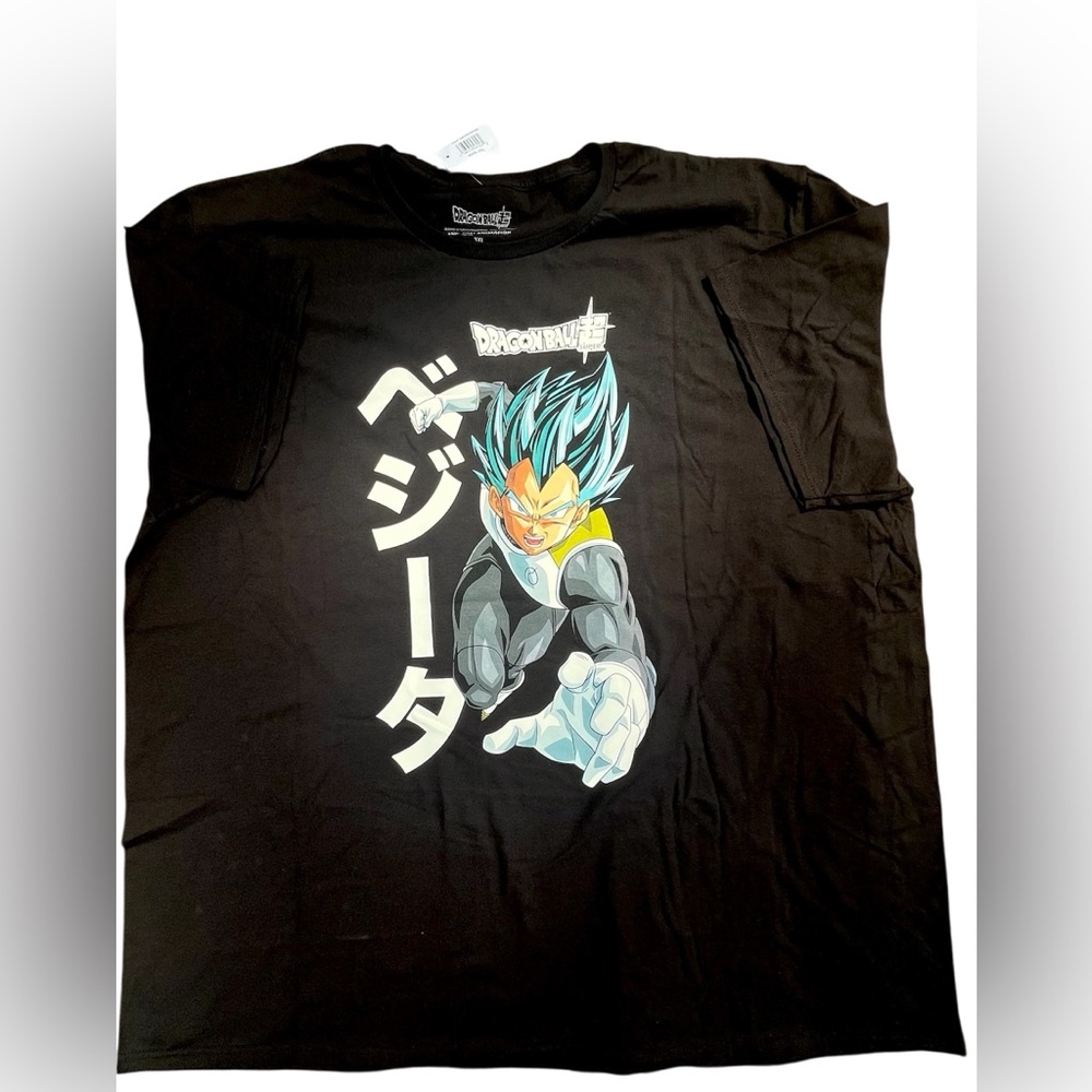 Dragon Ball Super Saiyan Vegeta Black T-shirt 3XL NWT